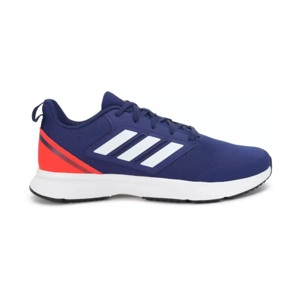 Adidas Men's Stunicon Running Shoe (Blue/Cloud White/Solar Red)