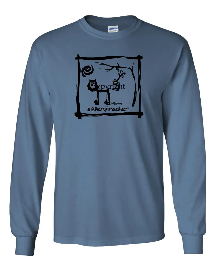 Affenpinscher - Cavern Canine - Long Sleeve T-Shirt