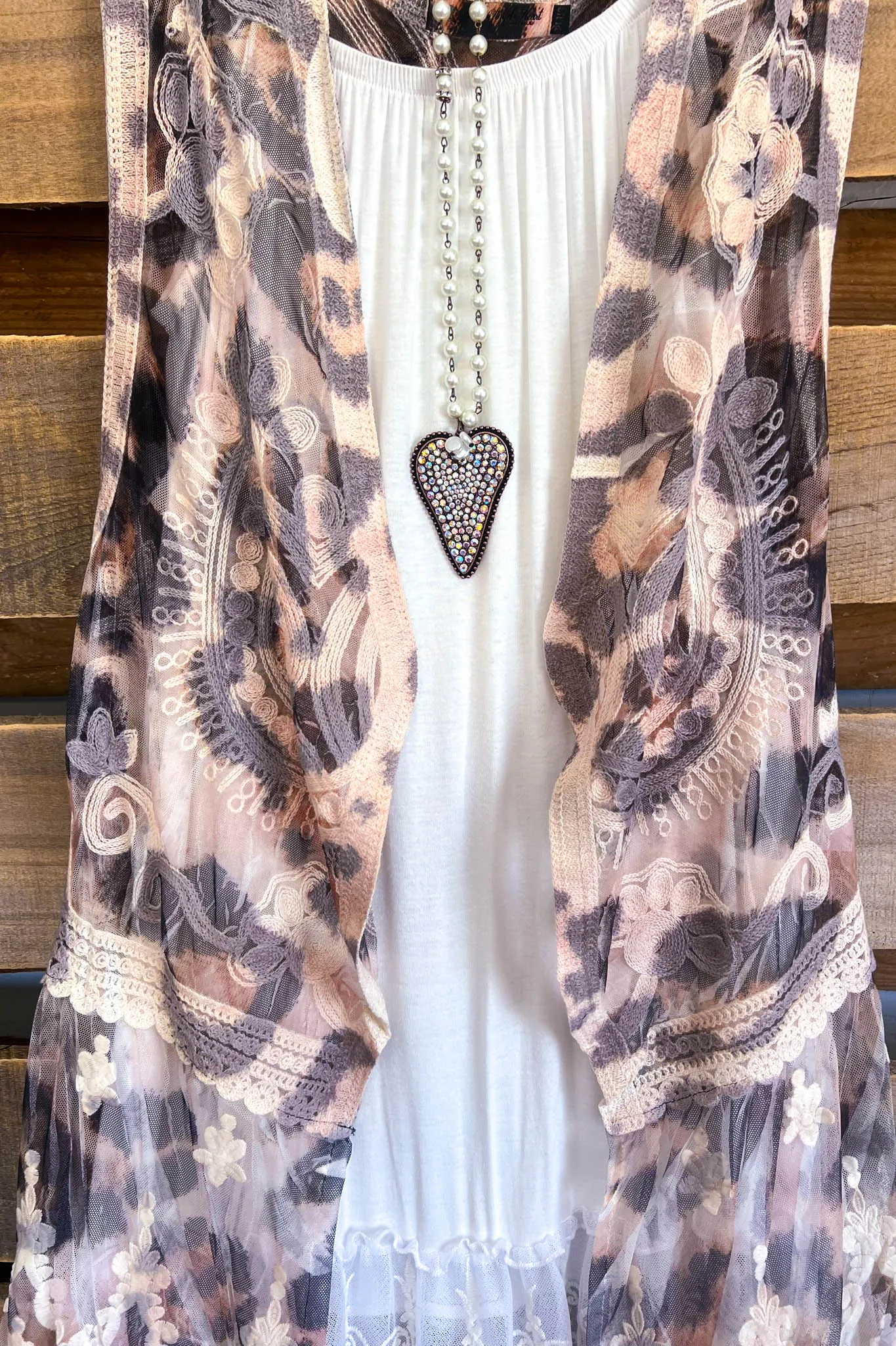 AHB EXCLUSIVE: See My Soul Vest- Natural/Leopard