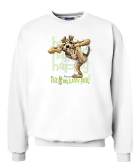 Airedale Terrier - 2 - Who's A Happy Dog - Sweatshirt