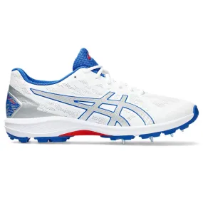 ASICS Men's Strike Rate FF Cricket Shoe (White/Pure Silver)