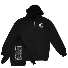 Audio Karate "Rosemead" Black Zip Up Sweatshirt