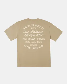 Balance Cafe T-Shirt - Khaki