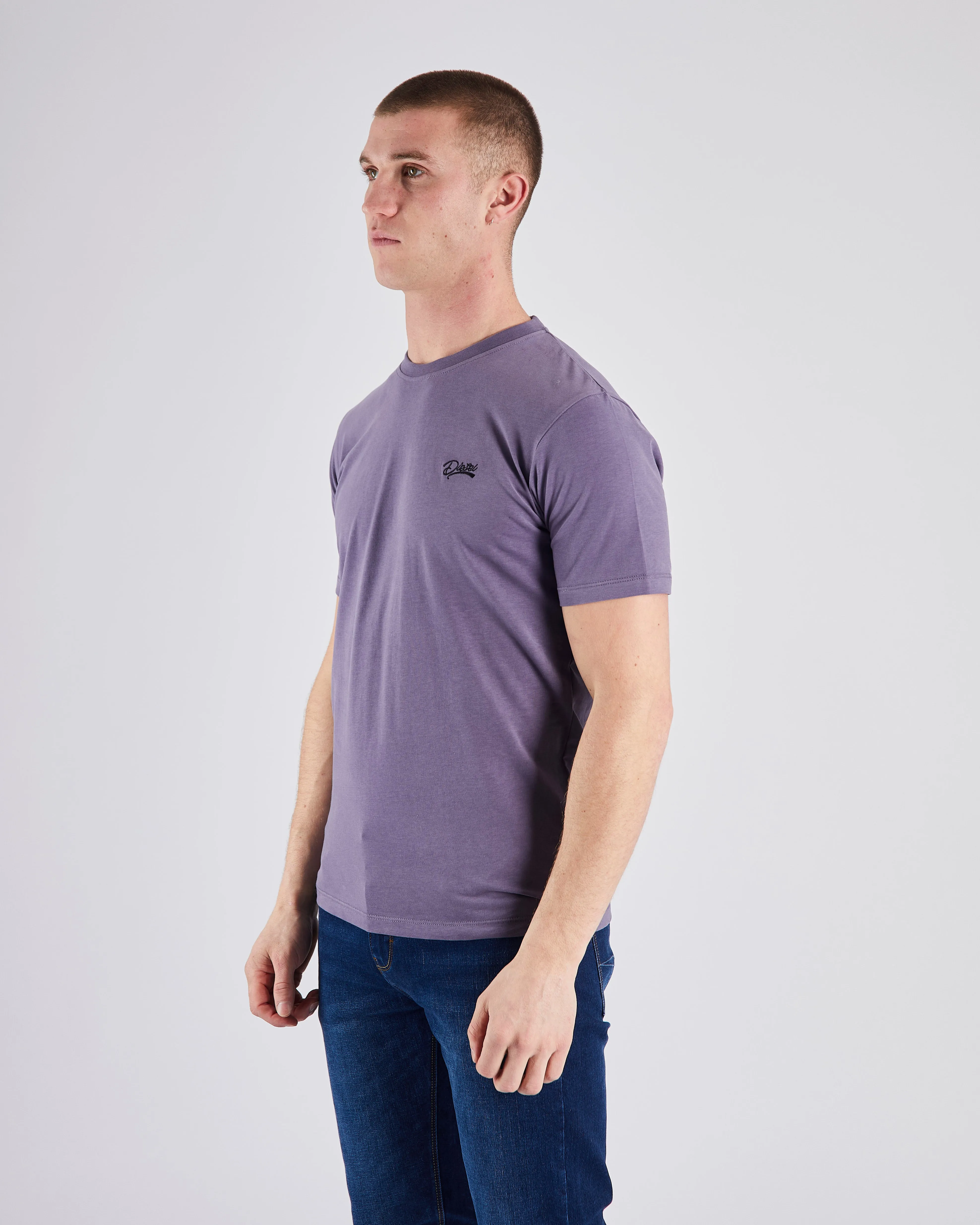 Basic Caden O Neck Tee Sea Grape