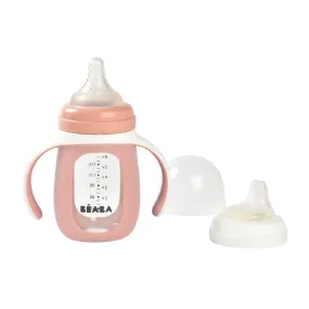 Beaba Glass Baby Bottle - Pink