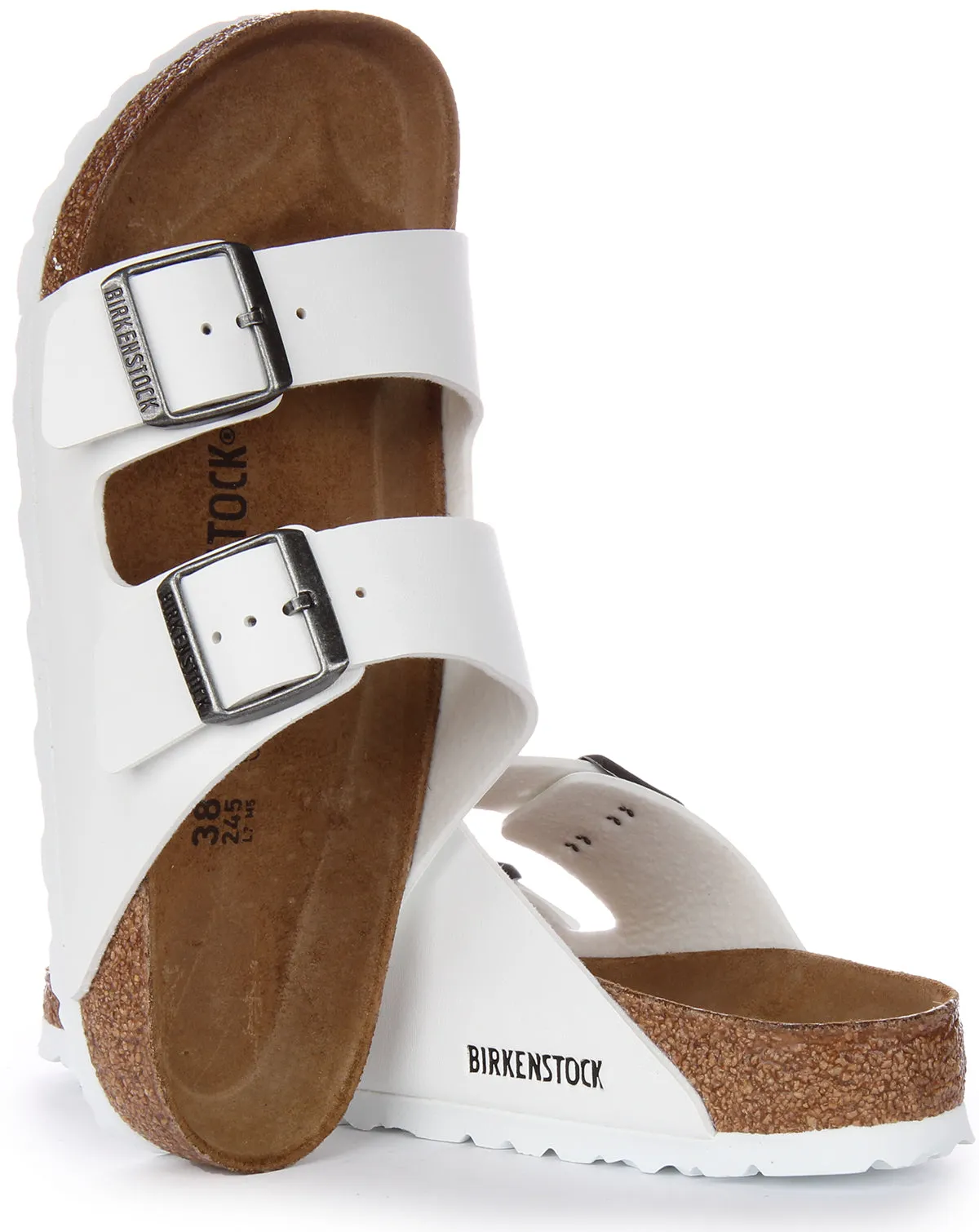 Birkenstock Arizona Bf In White | Regular Fit