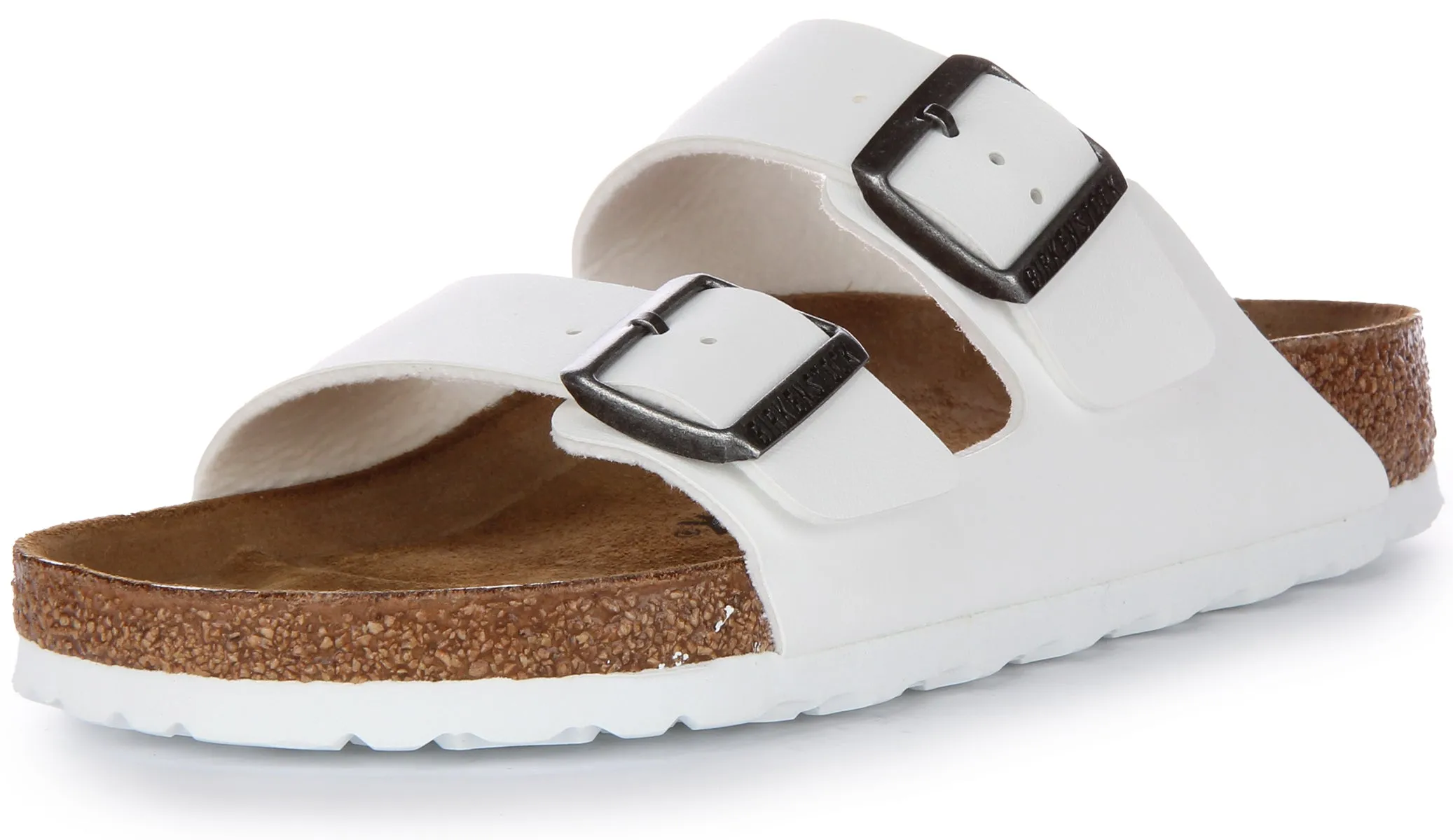 Birkenstock Arizona Bf In White | Regular Fit