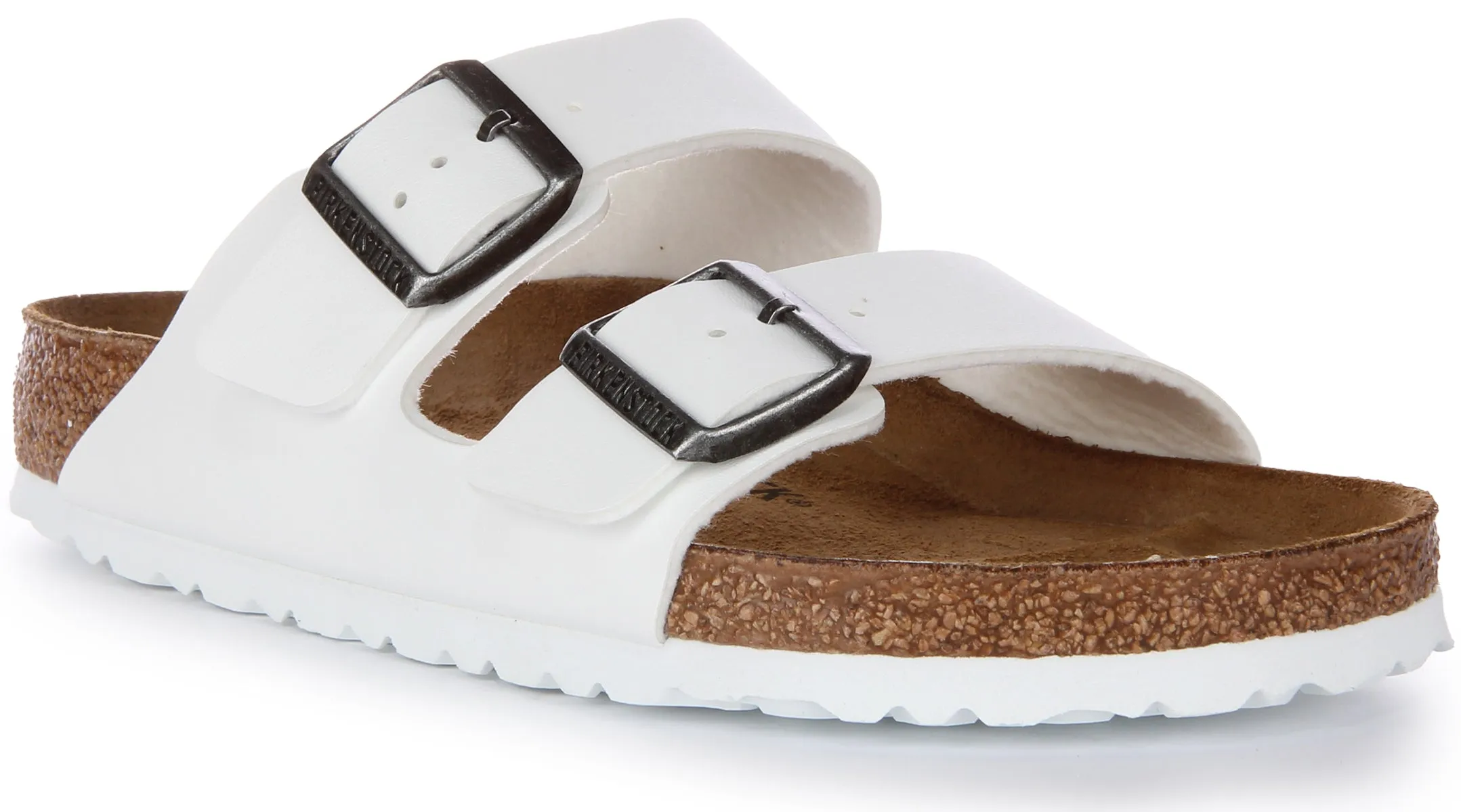 Birkenstock Arizona Bf In White | Regular Fit