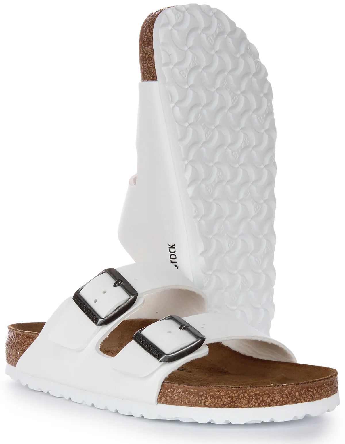 Birkenstock Arizona Bf In White | Regular Fit