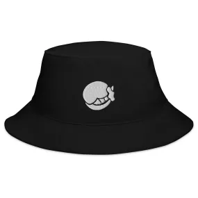 BLACK BUCKET HAT - DILLO LOGO