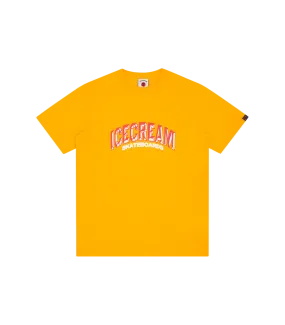 BRICK LOGO T-SHIRT - ORANGE