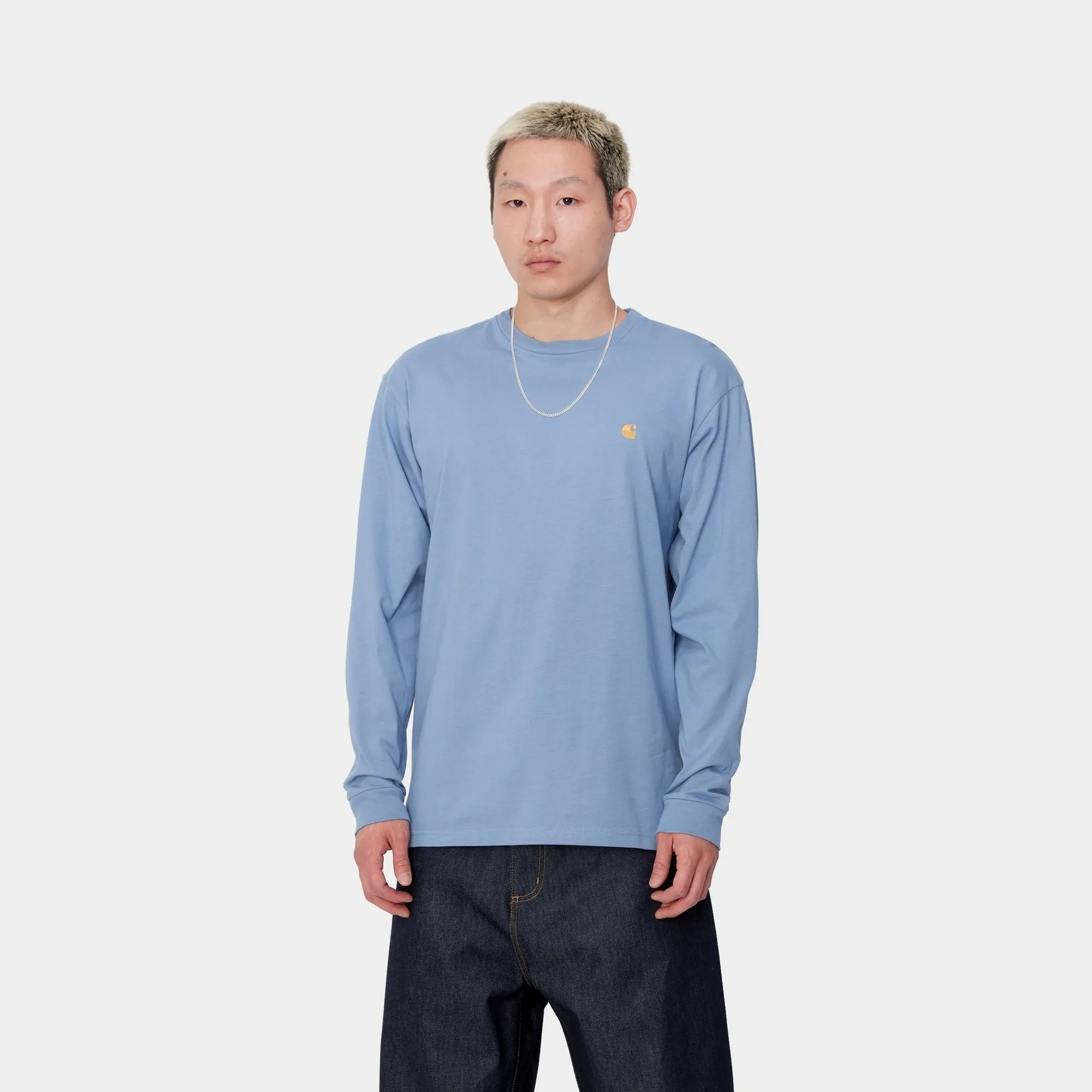 Chase Long Sleeve T-Shirt | Charm Blue