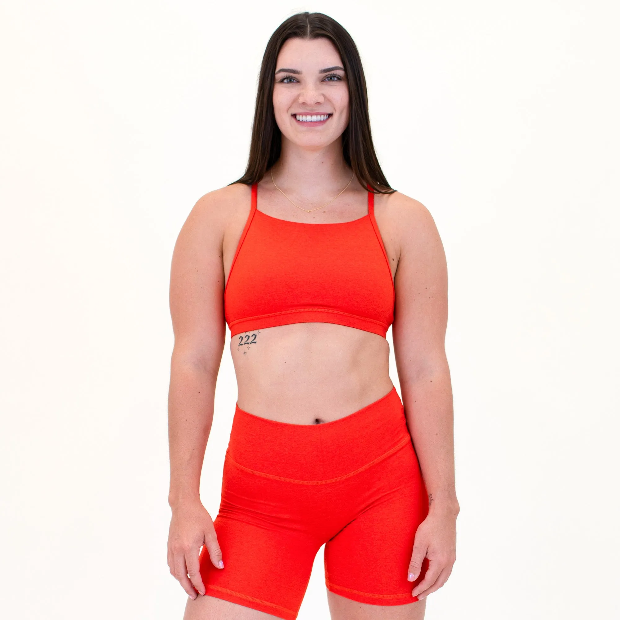 Chloe High Neck Sports Bra - Light Support