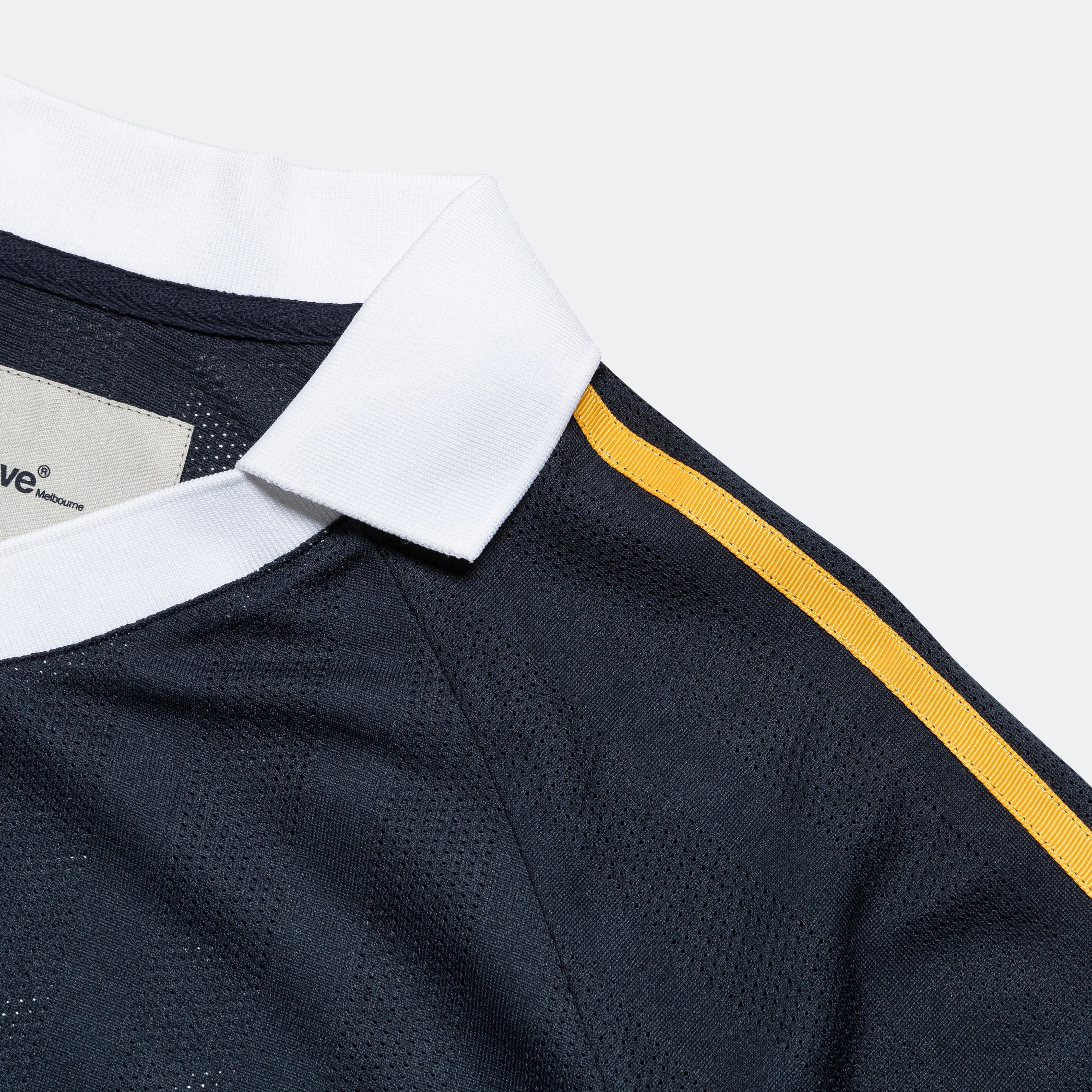 Collared Football Polo - Navy