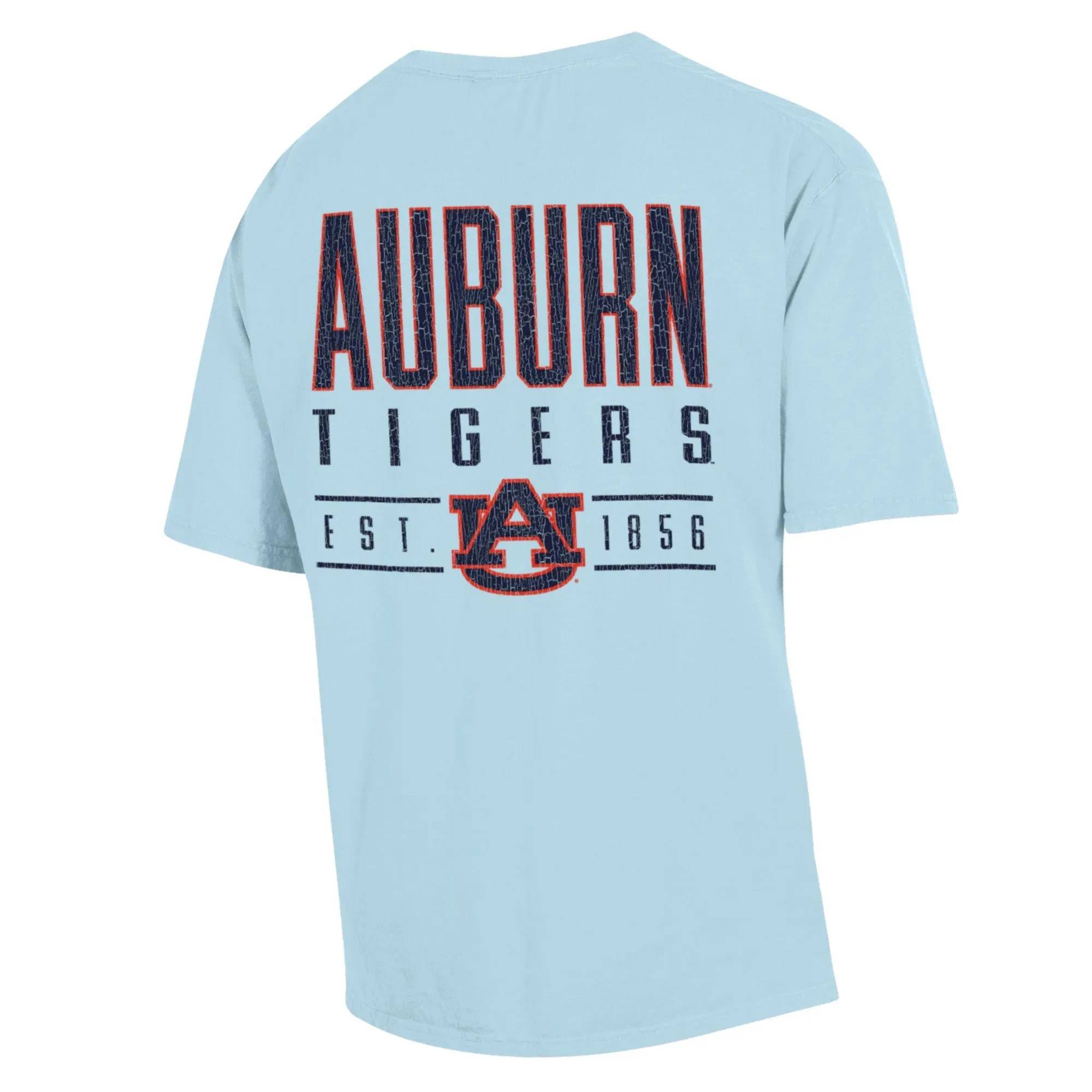 Comfort Wash S/S Auburn Tigers Over AU Logo