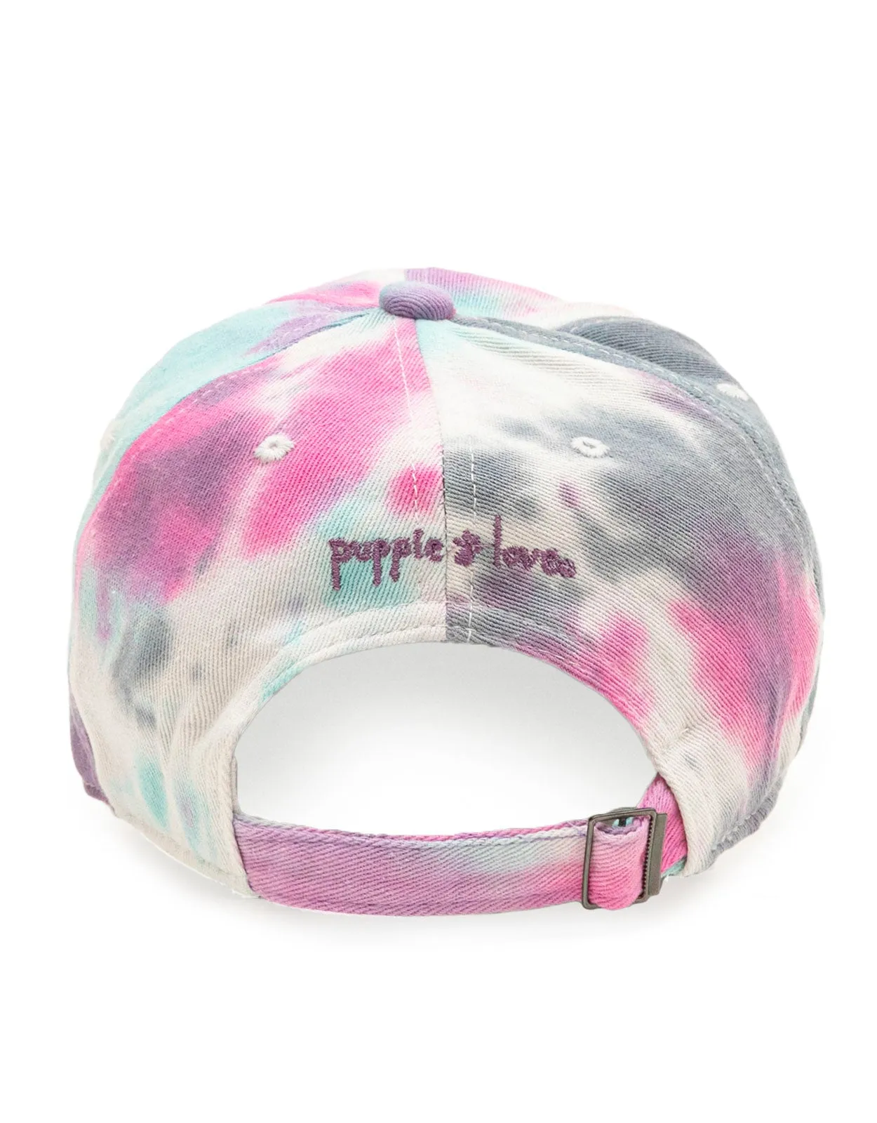 COTTON CANDY TIE DYE BASEBALL HAT