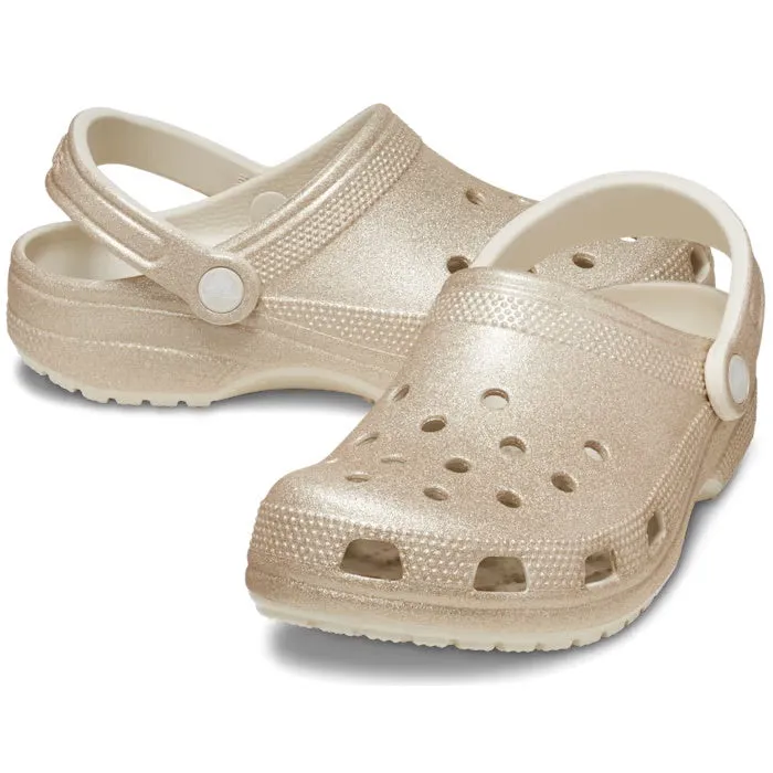 Crocs - Classic Clog Glitter Adults Champagne Beige