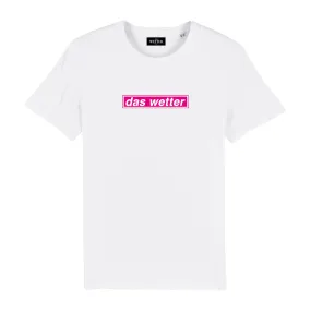 Das Wetter-Shirt »Champagne« (Weiß/ Pink)