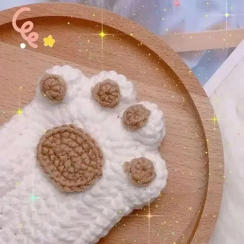 DIY Knitted Cat Paw Gloves