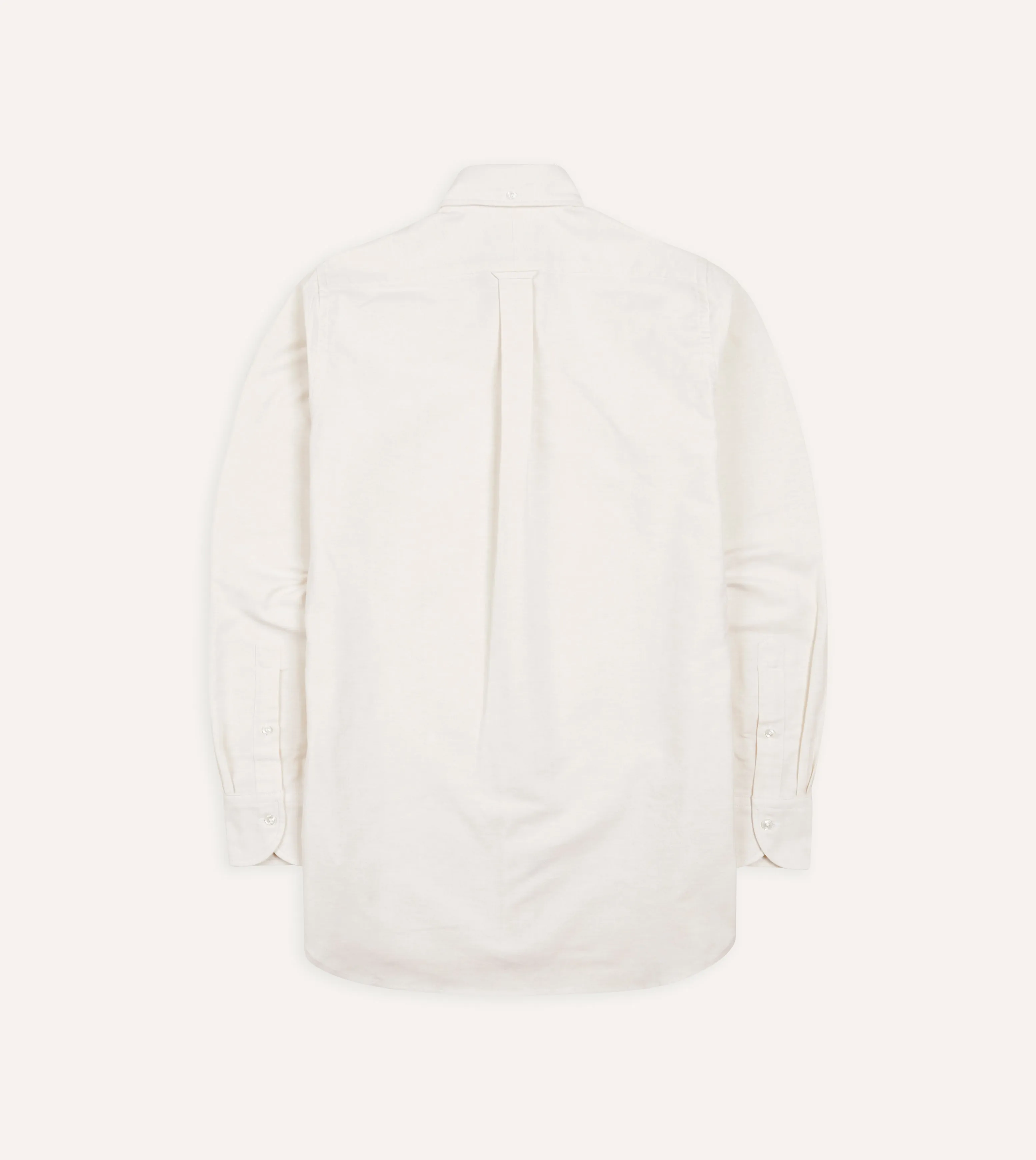 Drake's Oxford Button-Down Shirt / Cream