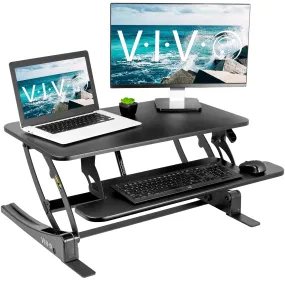 Dual Monitor Riser Workstation (32")