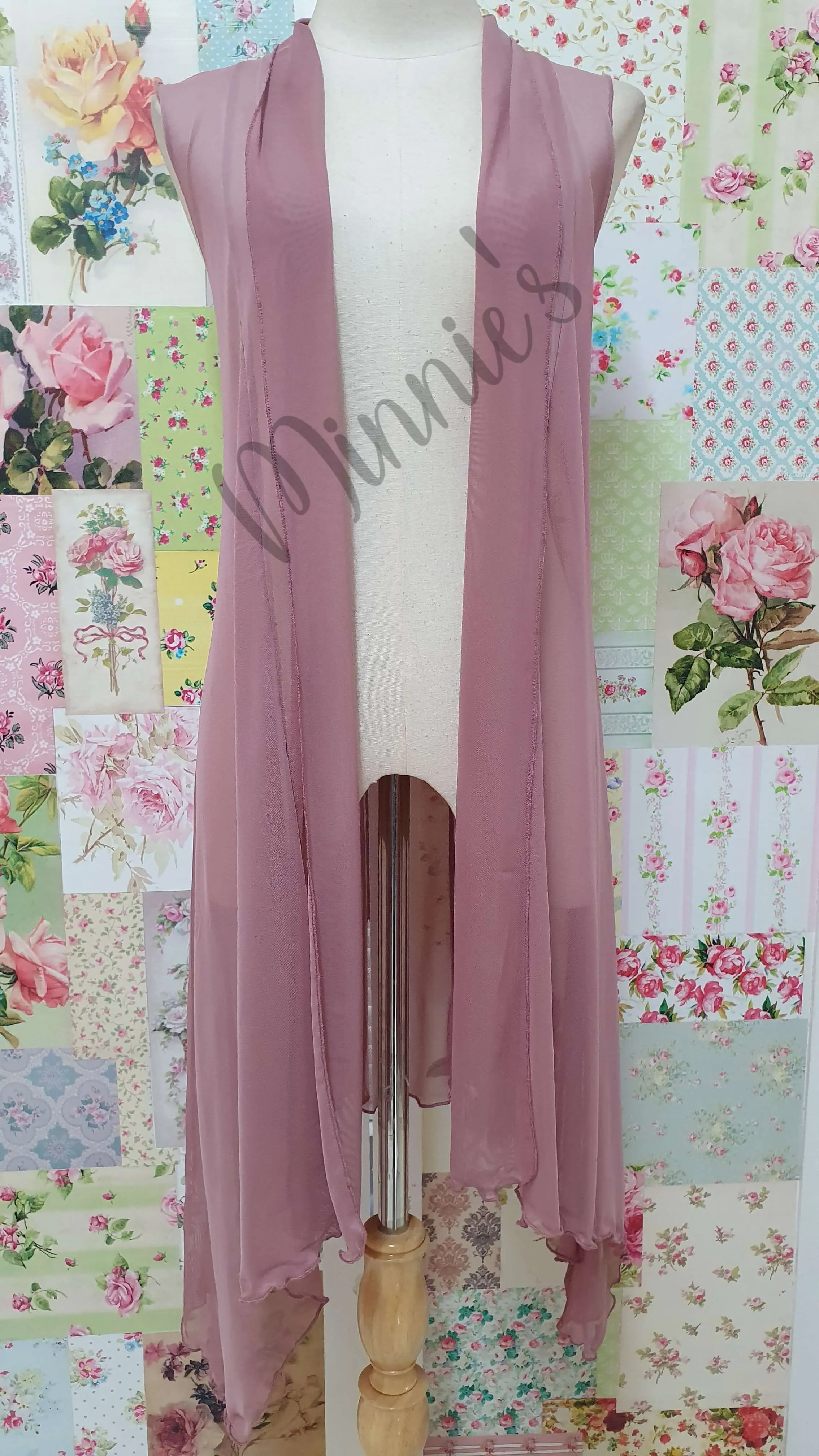 Dusty Pink 2-Piece Dress Set SH022