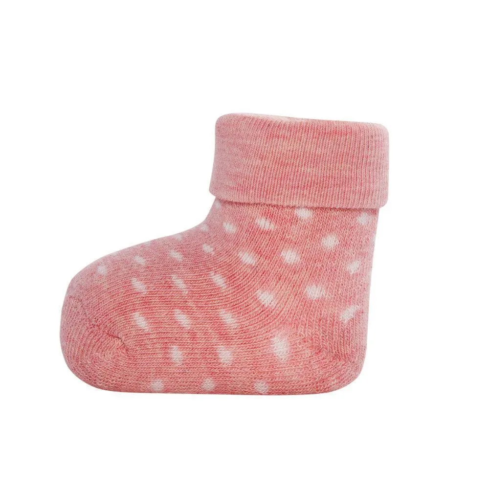 Ewers Cats Pink Newborn Socks 德國貓貓初生嬰兒襪 (3對)