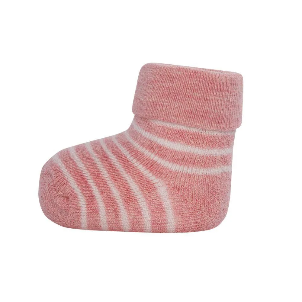 Ewers Cats Pink Newborn Socks 德國貓貓初生嬰兒襪 (3對)