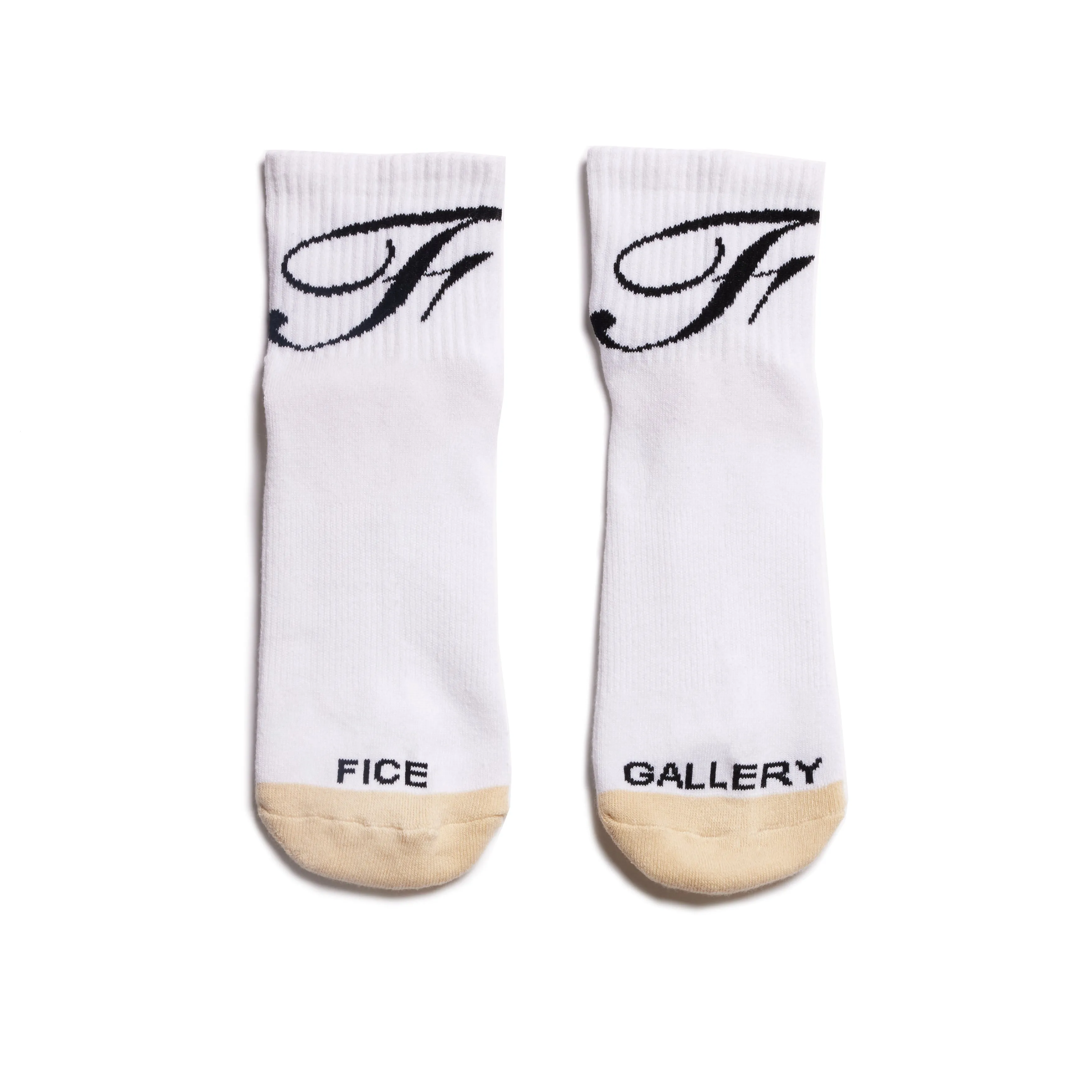 Fice Quarter Socks - White/Black