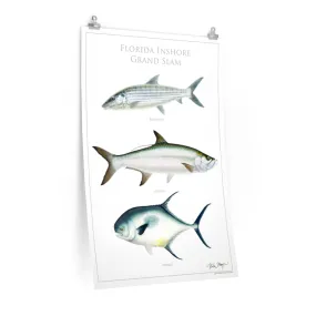 Florida Inshore Grand Slam Poster