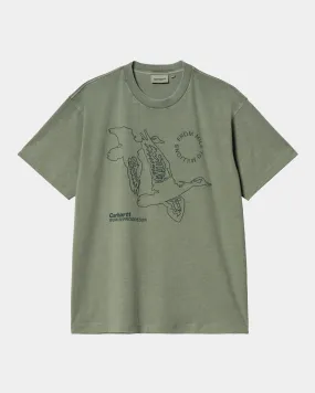 Flying Ducks T-Shirt | Duck Green