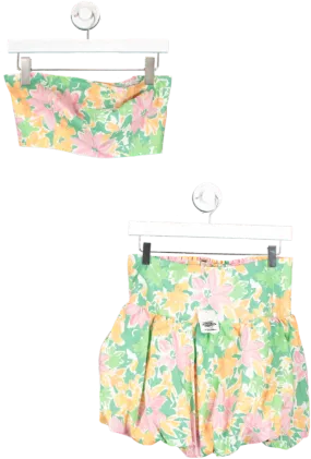 Free People Green Lula Bubble Set UK M