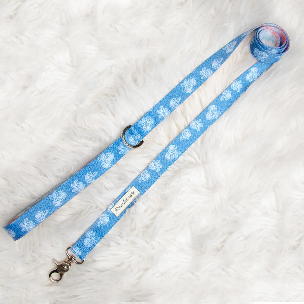 Frenchiestore Dog Luxury Leash | Denim