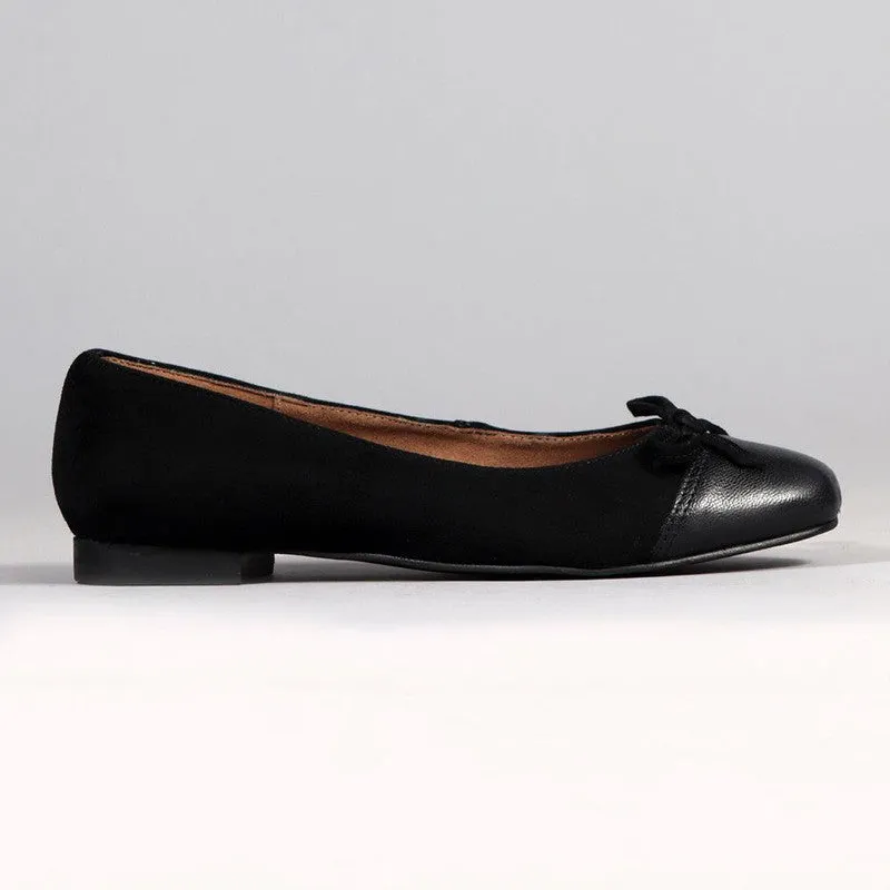 Froggie Karen Leather Pump - Black