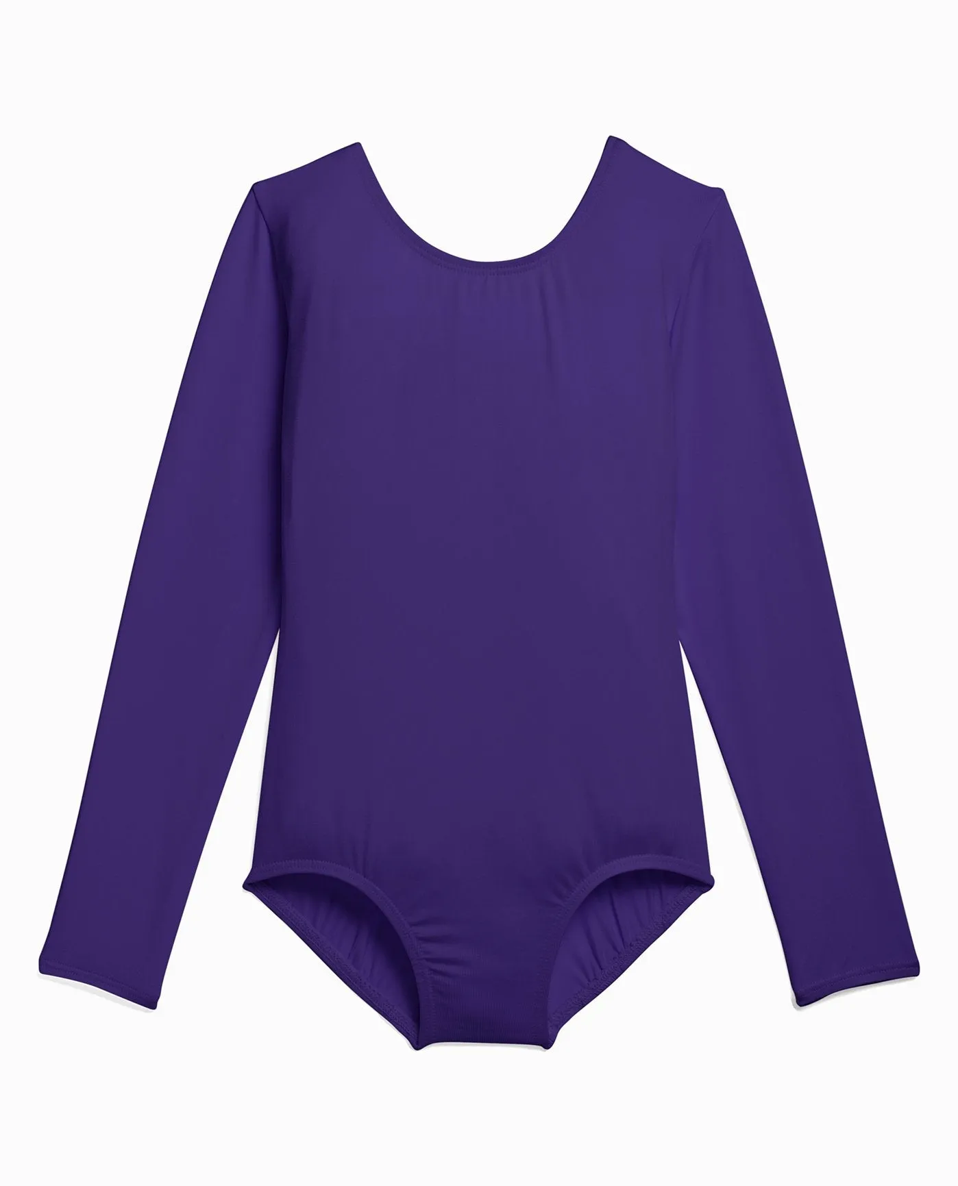 Girl's Nylon Long Sleeve Leotard