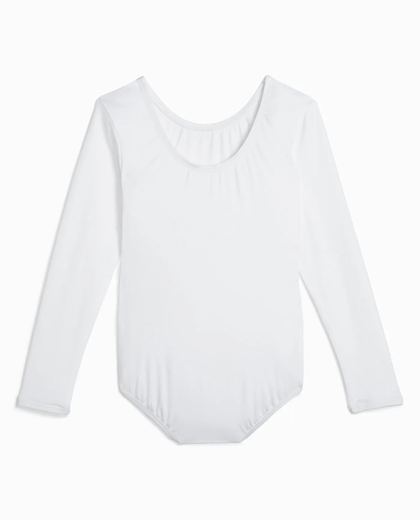 Girl's Nylon Long Sleeve Leotard