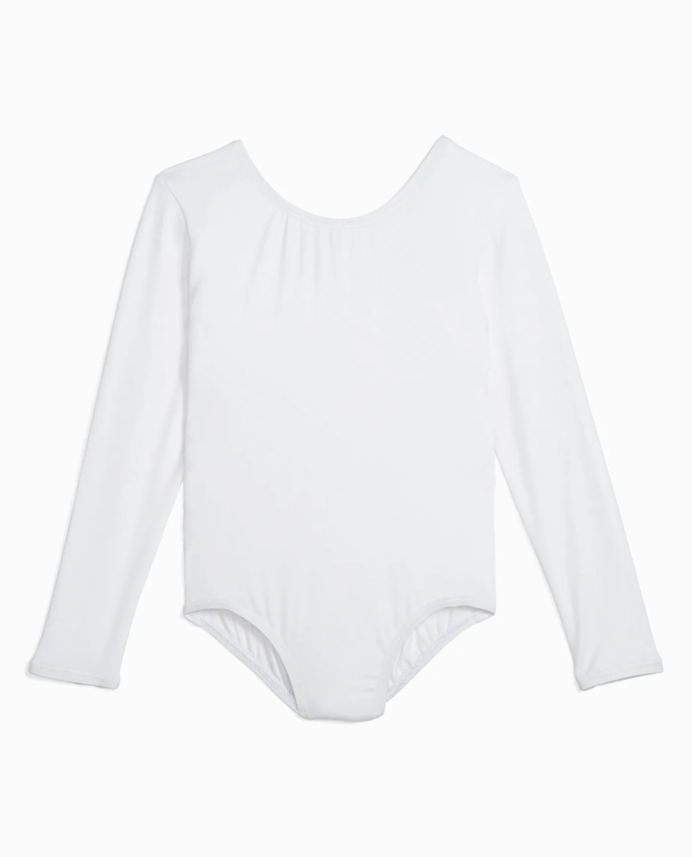 Girl's Nylon Long Sleeve Leotard