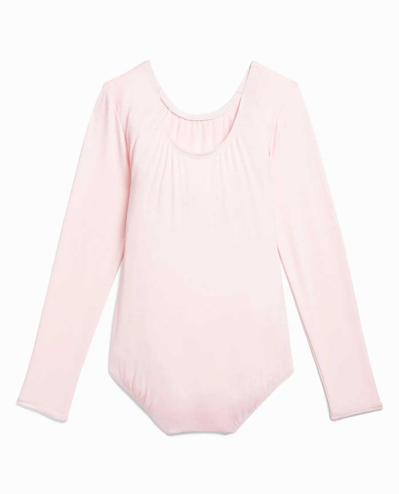 Girl's Nylon Long Sleeve Leotard