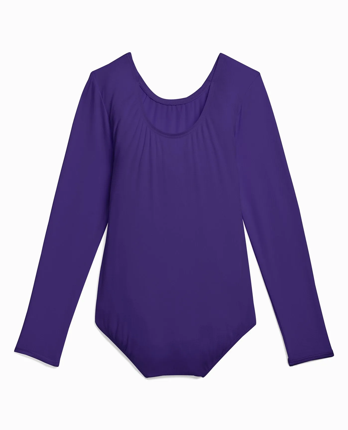 Girl's Nylon Long Sleeve Leotard