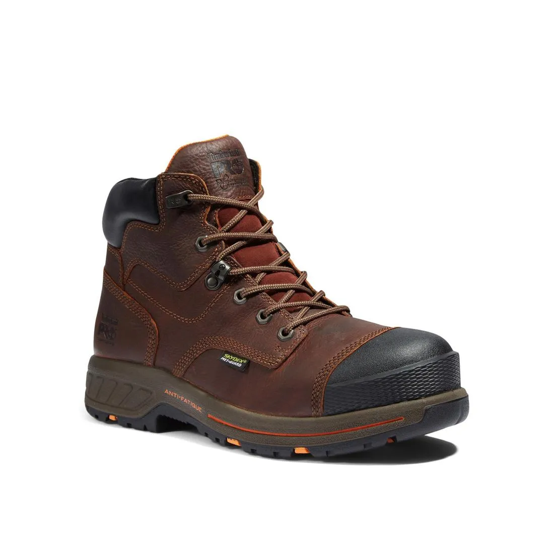 Helix HD 6 Inch Composite Toe Met Guard Work Boot Brown