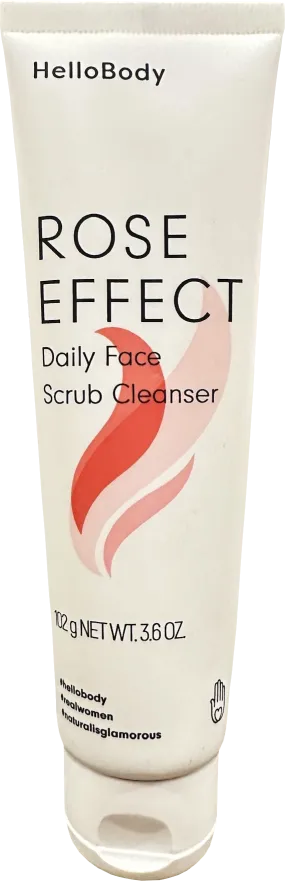 hellobody Rose Effect Daily Face Scrub Cleanser 102g