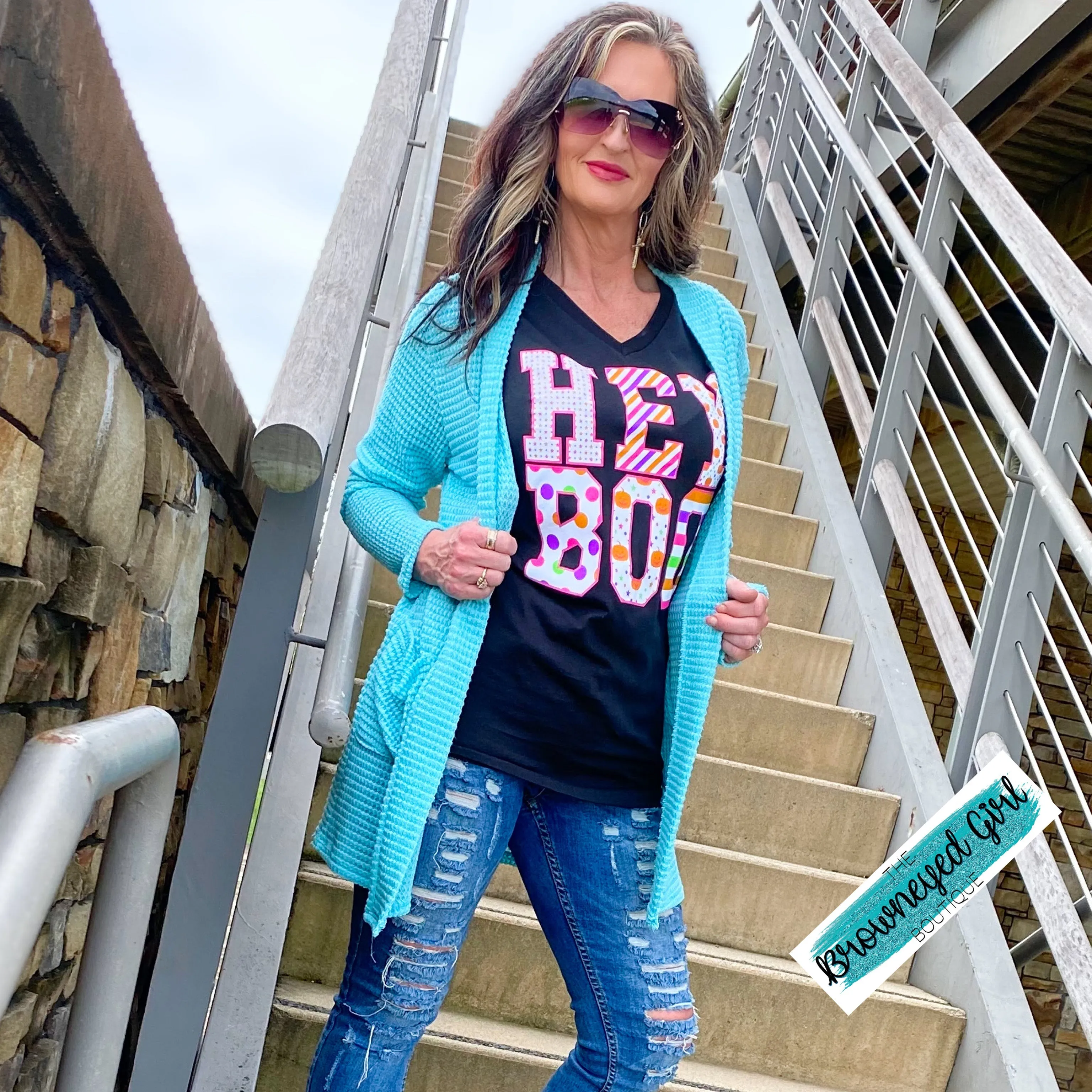 Hey Boo Graphic Tee