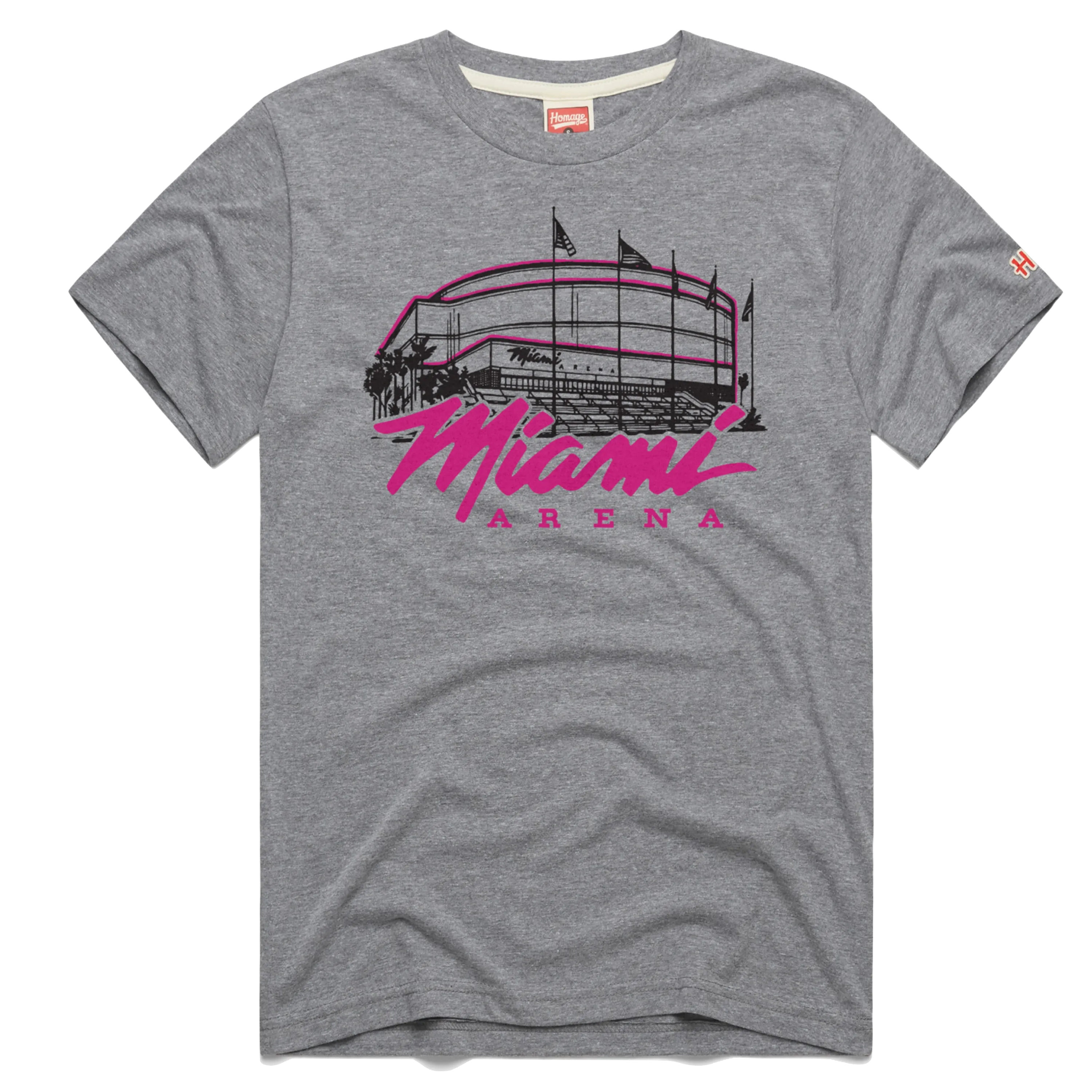 Homage Miami Arena Grey Tee