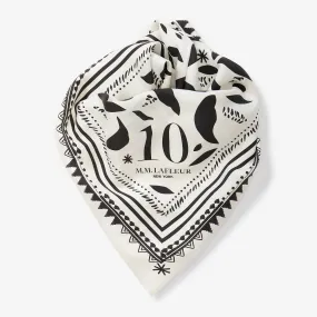 Icon Print Anniversary Scarf - Washable Silk :: Icon Print