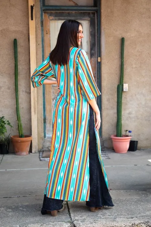 Jade serape COVER UP / DUSTER