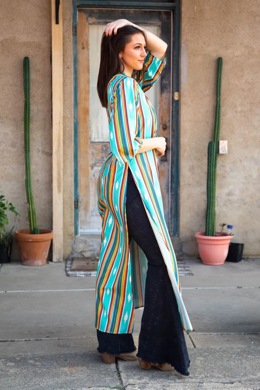 Jade serape COVER UP / DUSTER