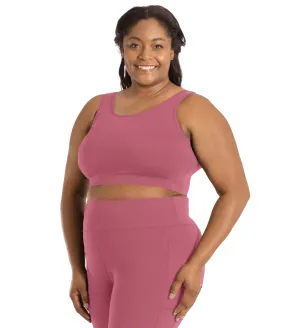 JunoStretch Scoop Neck Bra Top Warm Mauve