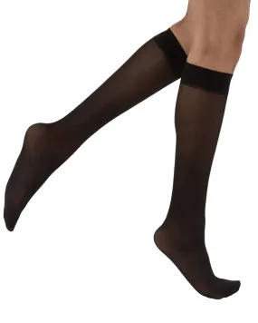 Juzo 3512 AD Dynamic Unisex Closed Toe Knee Highs w/ Silicone Top Band 30-40 mmHg