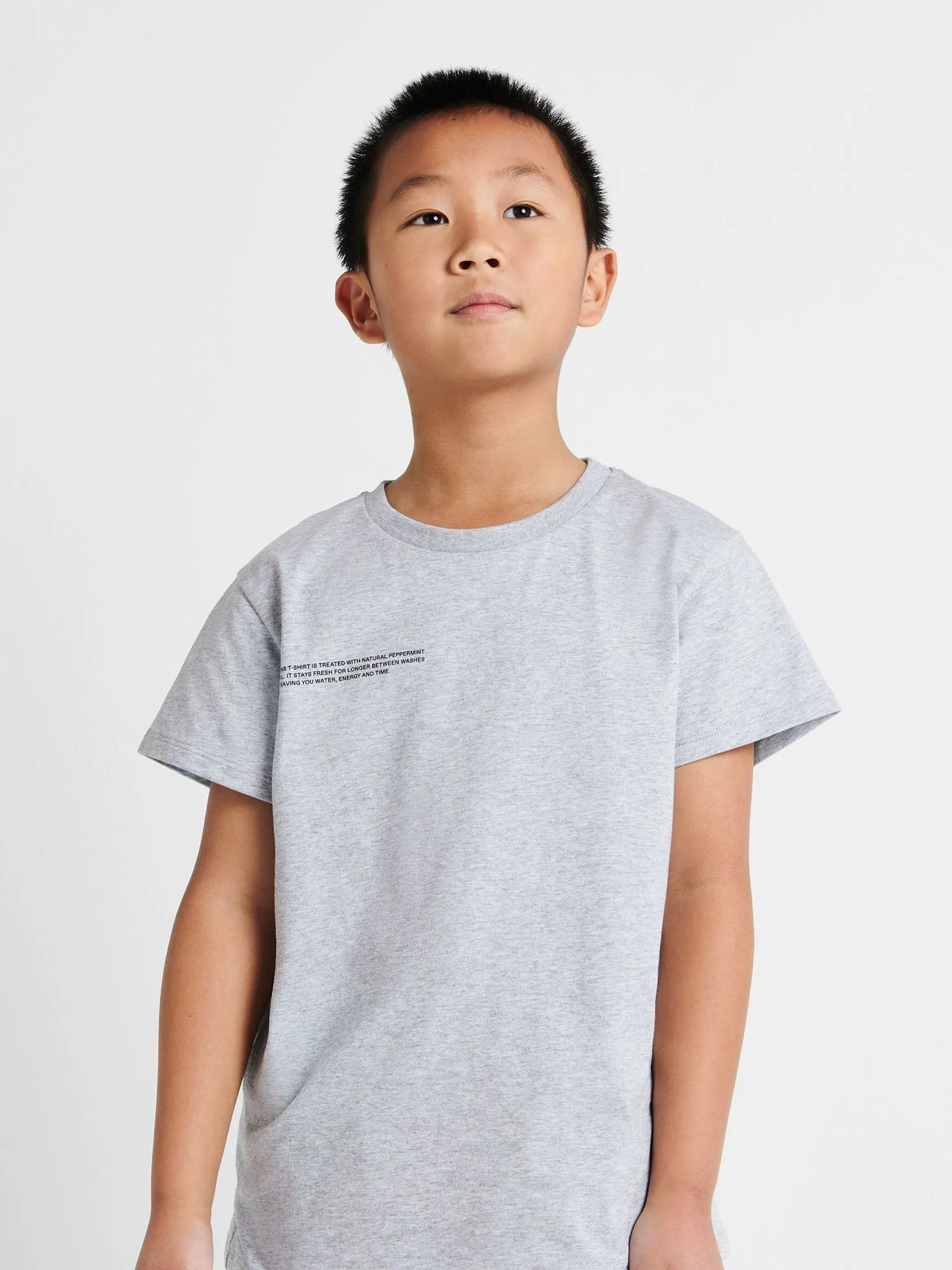 Kids' 365 Midweight T-Shirt—grey-marl