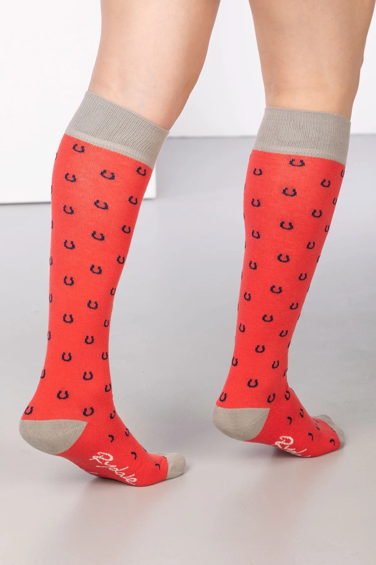 Ladies Horse Shoe Knee Length Socks